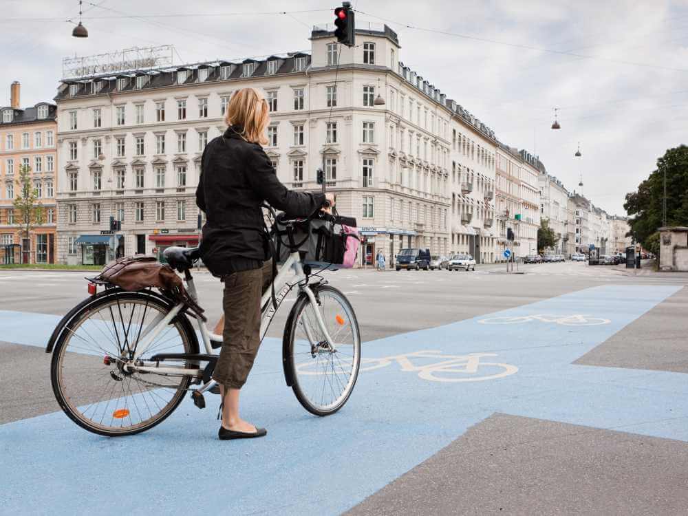 Biking in Copenhagen